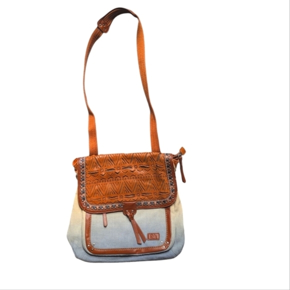 The Sak Handbags - The Sak Ventura Convertible Denim Crossbody/ To Backpack